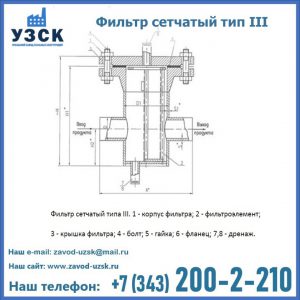 Фильтр сетчатый ФС по Т-ММ-11-2003 в Северске
