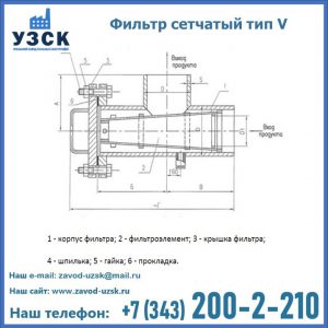 Фильтр сетчатый ФС по Т-ММ-11-2003 в Северске