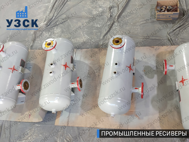 фотография емкостных ресиверов газа Северск